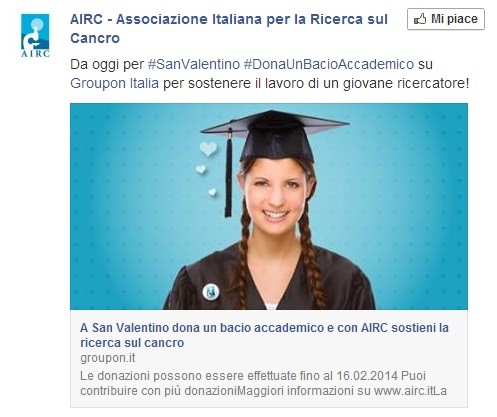 Airc per San Valentino 2014