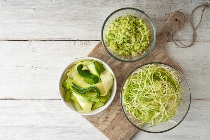 Spaghetti di zucchine per la linea