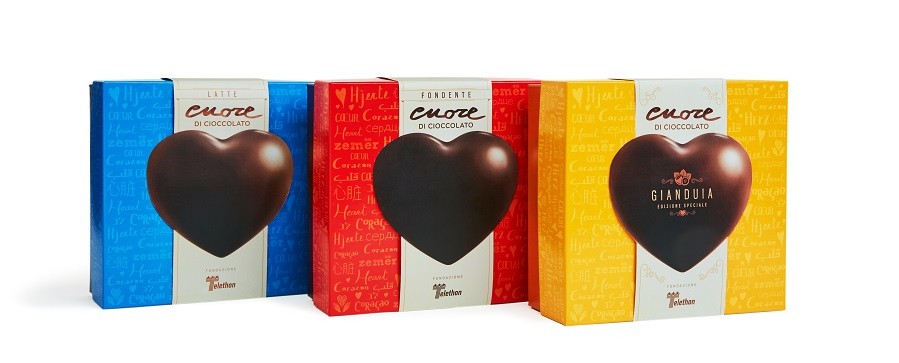 Cuori di cioccolato Telethon 2017