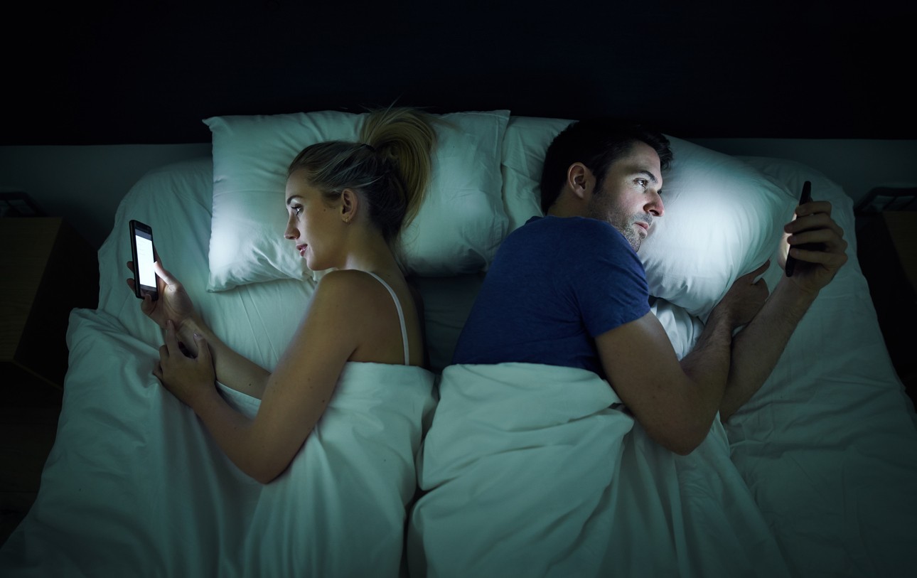 Smartphone a letto