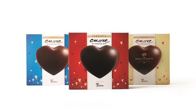 Telethon in piazza con Il Cuore di Cioccolato