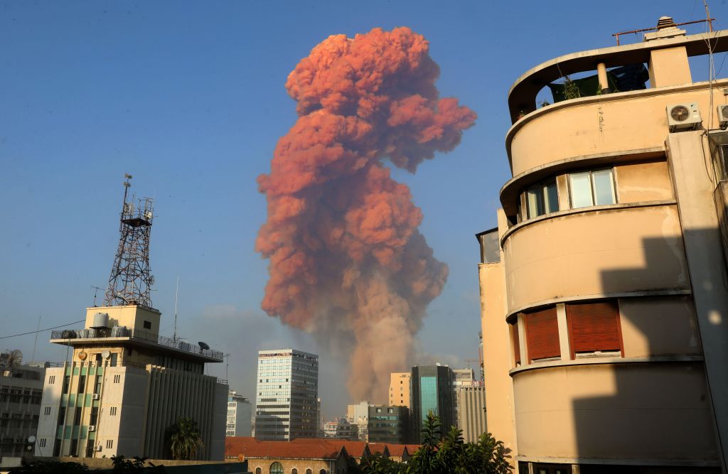 Beirut, esplosione di nitrato d'ammonio