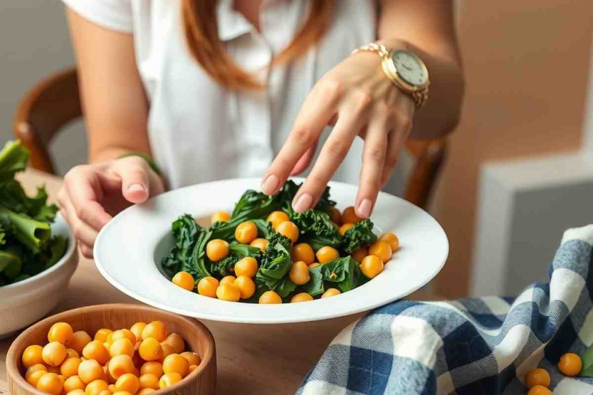 Un piatto leggero e vegetariano? Questa ricetta con cavolo nero e ceci ti sorprenderà: è pronta in 30 minuti